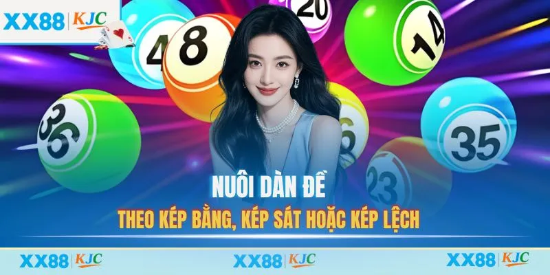 Nuôi dàn đề theo kép bằng, kép sát hoặc kép lệch